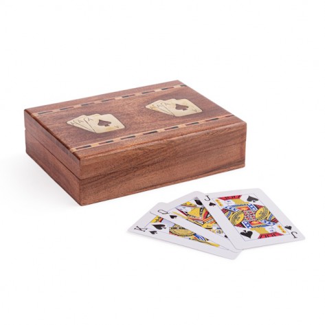 DEKOR IGRA KARTE FORTUNE LEGNO KUTIJA BIZ