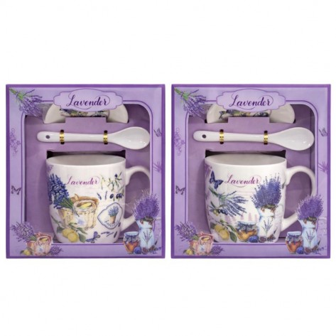 ŠALICA KER. LAVANDA U KUTIJI MAK