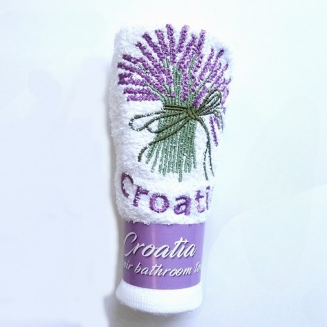 RUČNIK LAVANDA CROATIA 30X50CM MAK