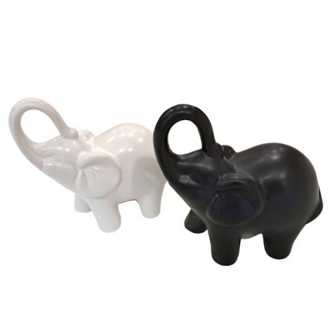 SLON KER. 14X13CM C/B MAK