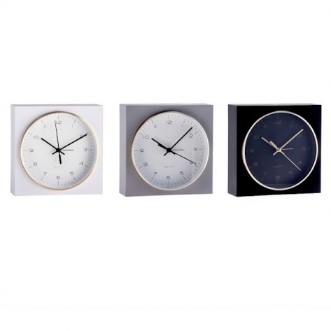 SAT BUDILICA ZIDNI 16,5CM 3 BOJE MAK