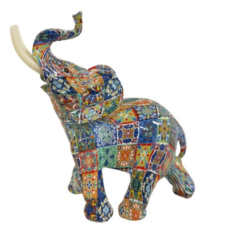 SLON MOZAIK REZ.16X7X17,5CM MAK