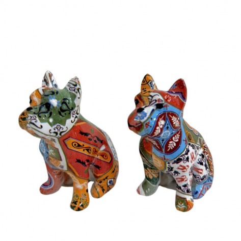 PSIĆ MOZAIK REZ.3,5X3,2X6,5CM MAK