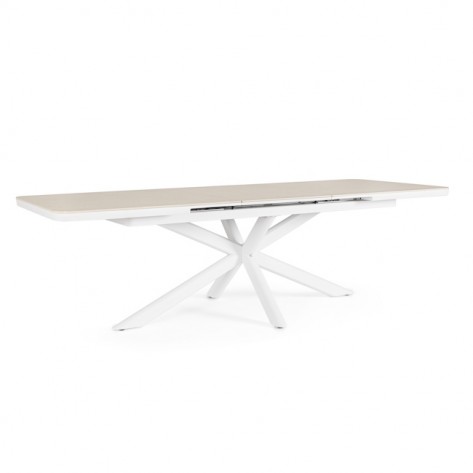 STOL ALL.PASCAL 200-260X100 BIJELI BIZ