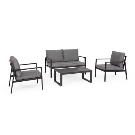 GARNITURA HILDE 4-DJELA ANTRACIT LH32 BIZ