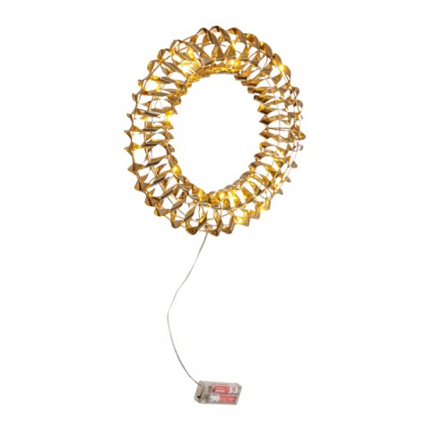 VIJENAC SVIJETLEĆI KINSEY 20LED D30 ZL. BIZ