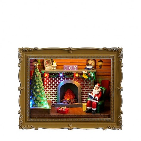 SLIKA BOŽIĆNI UGOĐAJ LED 24,5X10,5X20CM EDE