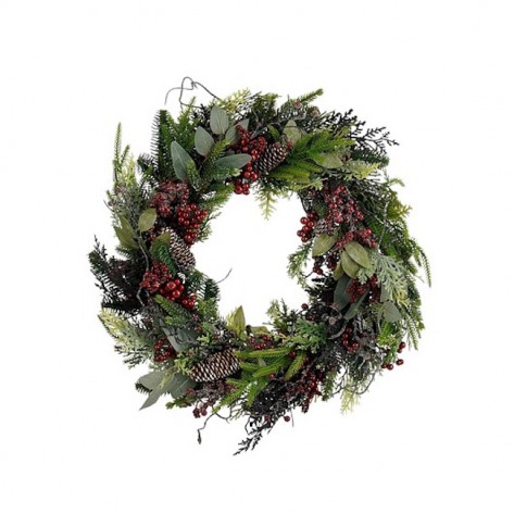 VIJENAC SMREKA I BORDO BOBICE D50CM EDE