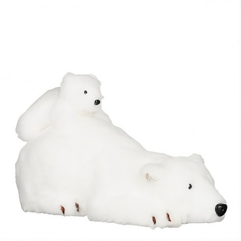 POLARNI MEDVJEDI 39X19X21CM BIJELI EDE