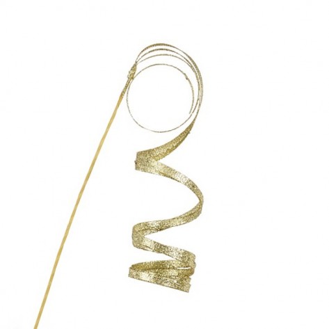 CURL DEKOR ZLAT. GLITER H48CM EDE
