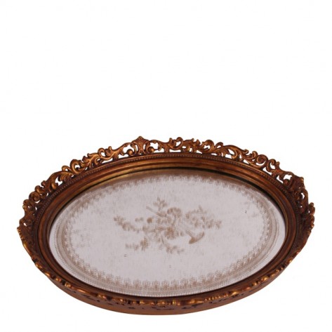 PLADANJ OVALNI 38,5X31,5X4CM DUT