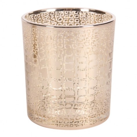 SVIJEĆNJAK PANTER 10CM SREB. DUT