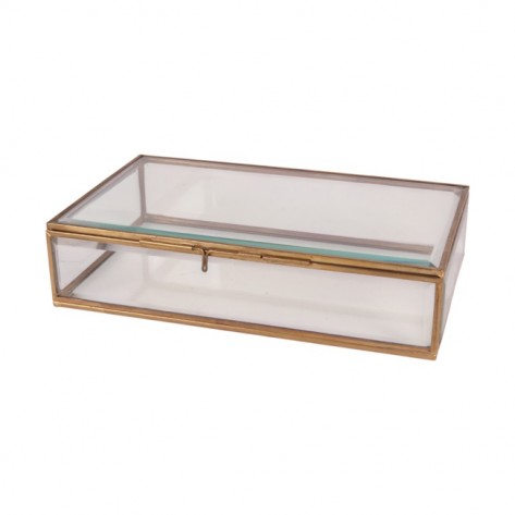 KUTIJA ZA NAKIT STAKLENA 22.5X14X5.5CM DUT