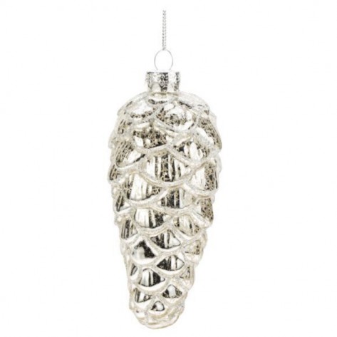 ČEŠER STAKL. 12CM GLIT.SREB. WEI