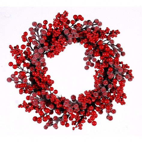 VIJENAC SA CRVENIM BOBICAMA 43CM VET