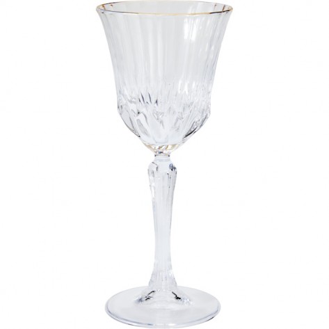 ČAŠE ZA VINO 220ML GOLDEN RIM 6KOM KOOP