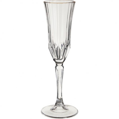 ČAŠE ZA ŠAMPANJAC 165ML GOLDEN RIM 6KOM KOOP