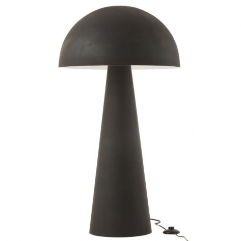 LAMPA GLJIVA MET.CRNA XL JOL