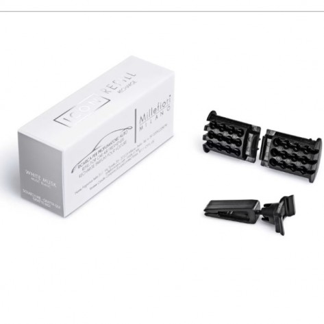 MILLEFIORI CAR REFILL ICON WHITE MUSK