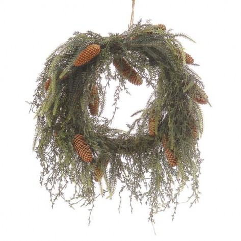 VIJENAC ZEL. SA ČEŠERIMA 56CM ZA OBJ. VET