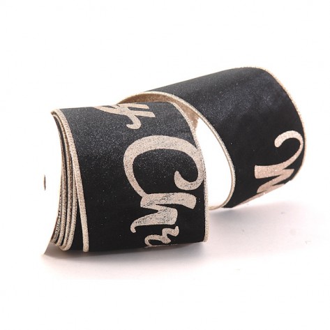 TRAKA UKRASNA 9MX10CM CRNA VET