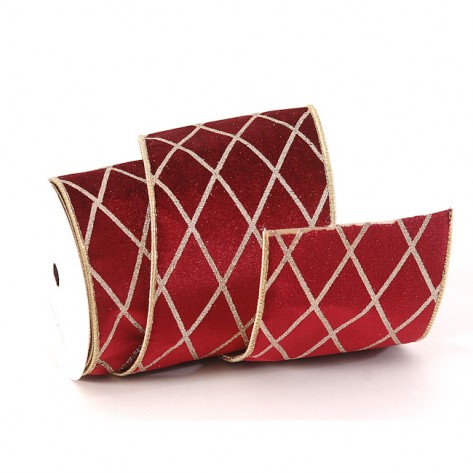 TRAKA UKRASNA 9MX10CM BORDO VET