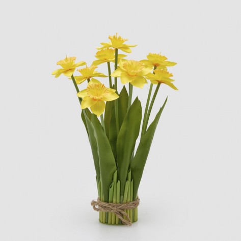 NARCISI BUKET SA LISTOVIMA H41 ŽUTI EDG