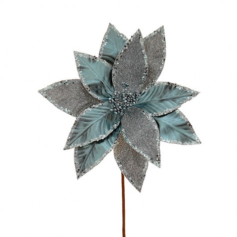 CVIJET 30CM PLAVI GLIT. VET