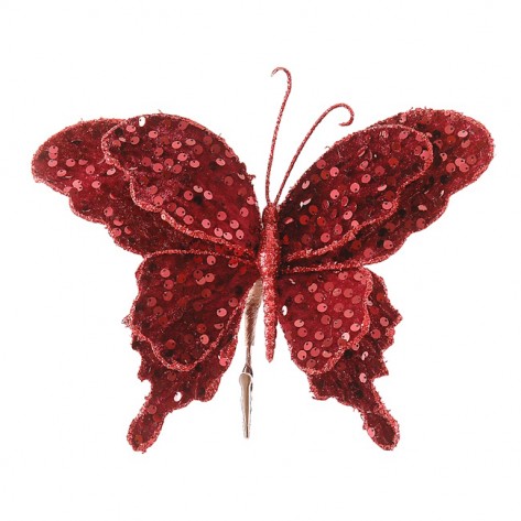 LEPTIR 25CM ŠLJOKICE BORDO SA ŠTIP. VET