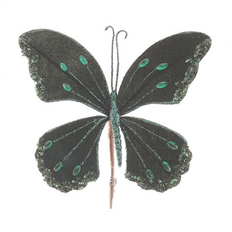 LEPTIR 21CM SMARAGD ZEL. SA ŠTIP. VET