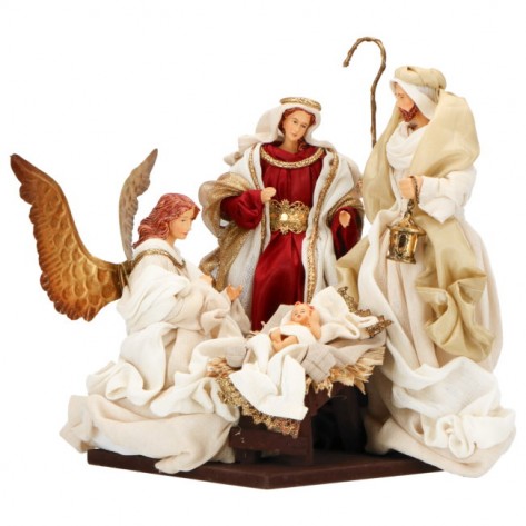 JASLICE SET FIGURE BEŽ/BORDO TIM