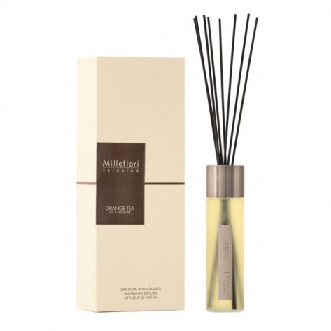 MILLEFIORI SELECTED DIFF. STICK 350ML ORANGE TEA