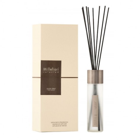 MILLEFIORI SELECTED DIFF. STICK 100ML SILVER SPIRI