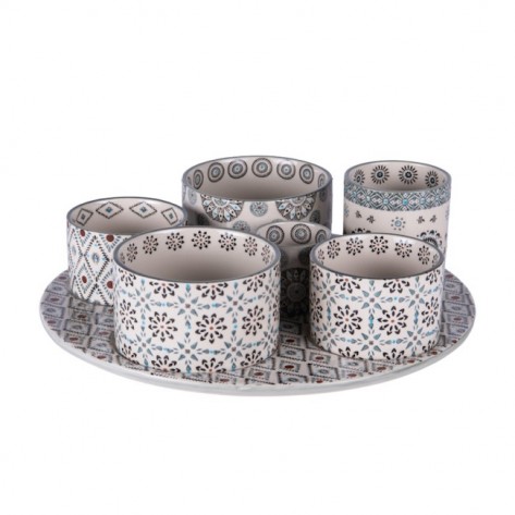 SET ZA POSLUŽIVANJE NELSON 6KOM D31CM BAS
