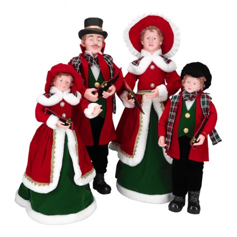 KOLEDARI SET 4KOM L CRV/ZEL. TIM