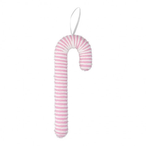 CANDY CANE 33CM ZA OBJ. PINK/BIJ.TIM