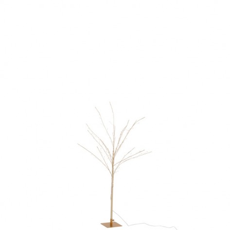 SVIJETLEĆE DRVO H99CM METAL ZL. M JOL