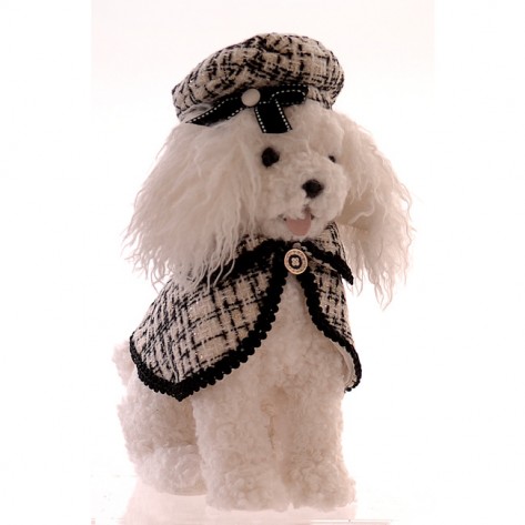 PAS SA KAPOM 30CM BIJ./CR. VET