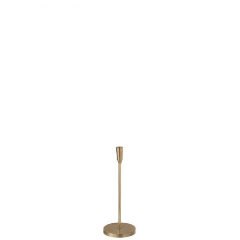 SVIJEĆNJAK MET. H40CM S ZLAT. JOL