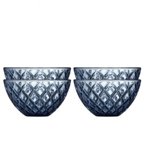 SET ZDJELICA SORRENTO 12CM 4/1 PLAVE F&H