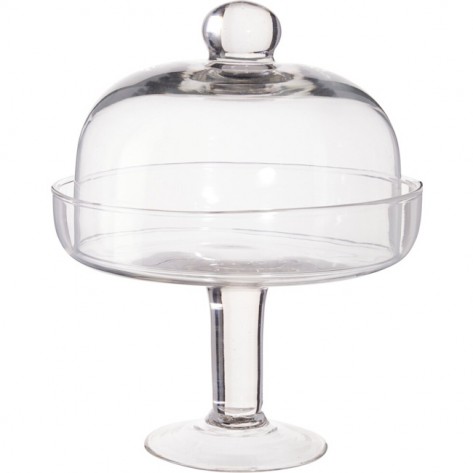 ETAŽER STAKLENI SA KUPOLOM KOOP