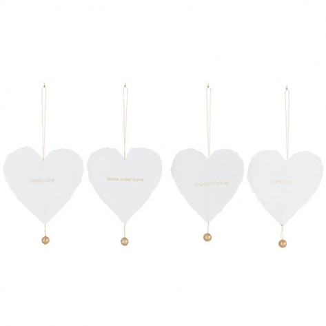 SRCA S PORUKOM 13CM ZA OBJ. 4KOM BIJ./ZL. JOL