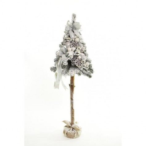 BOŽIĆNO DRVCE OKIĆENO SNJEŽ. 135CM PIN