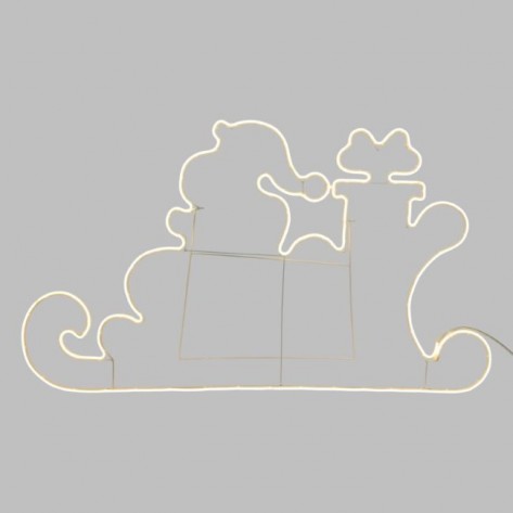 SVIJETLEĆE SANJKE SA DJEDOM I POKL. CLASSIC LOT