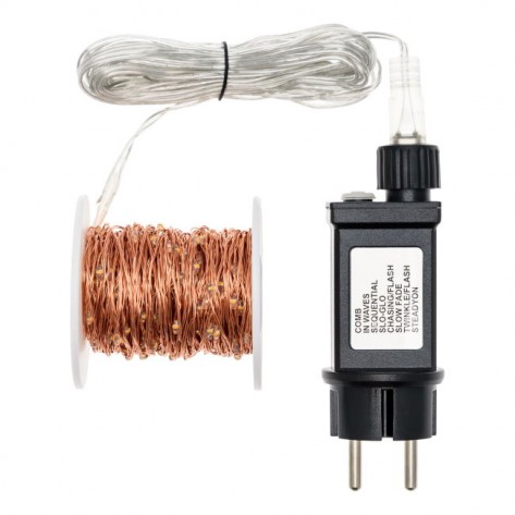 SVIJETLEĆA ŽICA SREB.300 MICRO LED 4+22,5m TS LOT