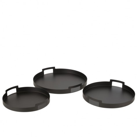 PLADANJ OKRUGLI D35 MET. CRNI JOL