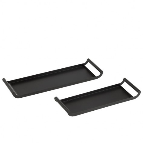 PLADANJ 50X16CM MET. CRNI JOL