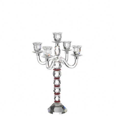 SVIJEĆNJAK ANNIE KRISTAL 5S H49CM JOL