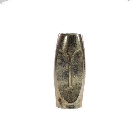 VAZA DEKOR LICE 11X8X26CM ZLATNA WER