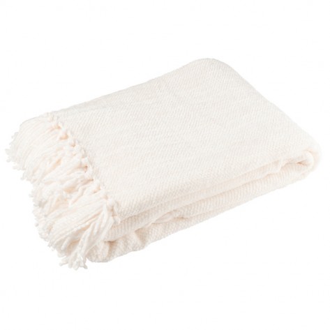PREKRIVAČ CHENILLE 130X170 BIJELI JOL